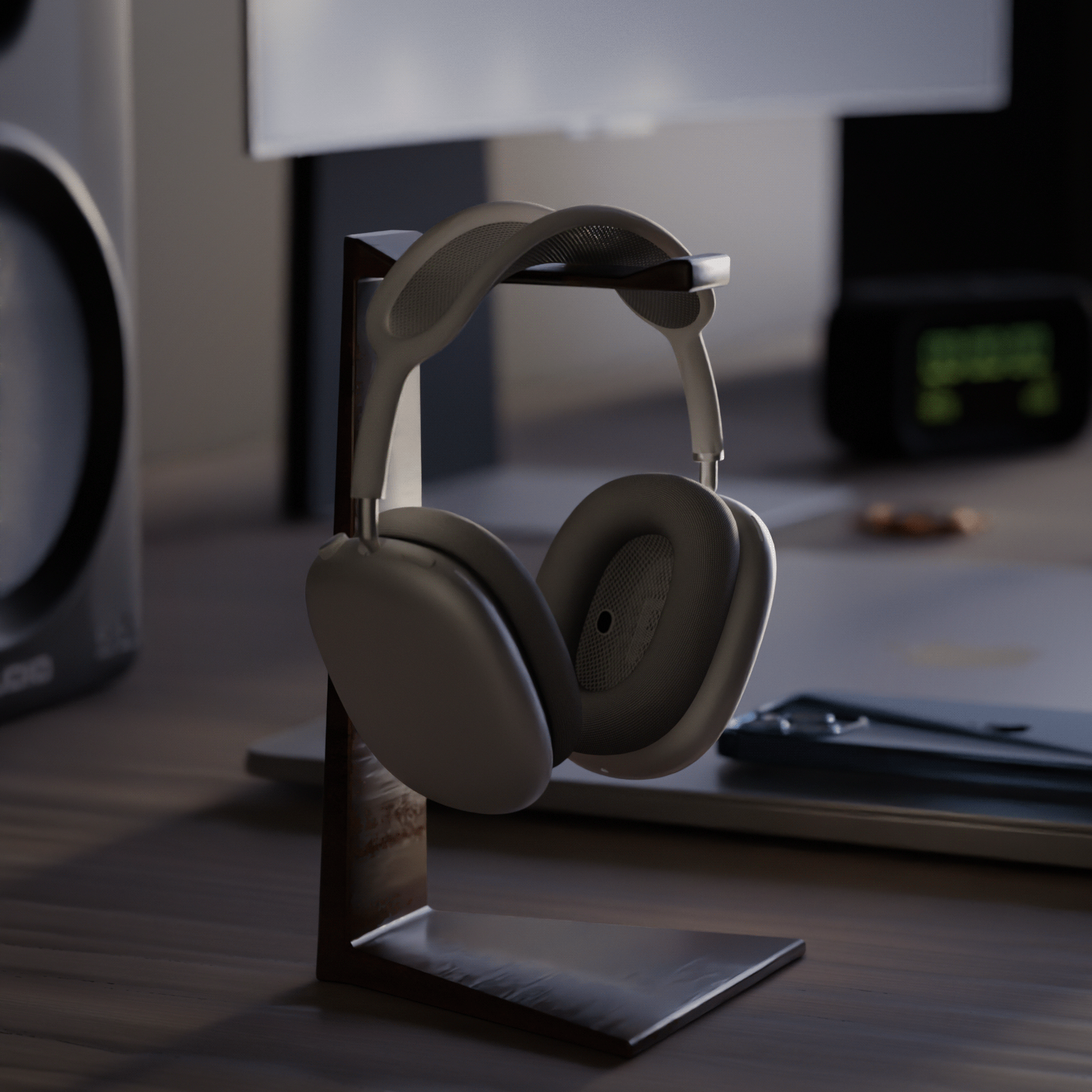 Hyper-realistic 3D Headset model created in Blender for Next-Gen visualization by Tricky-Tec.